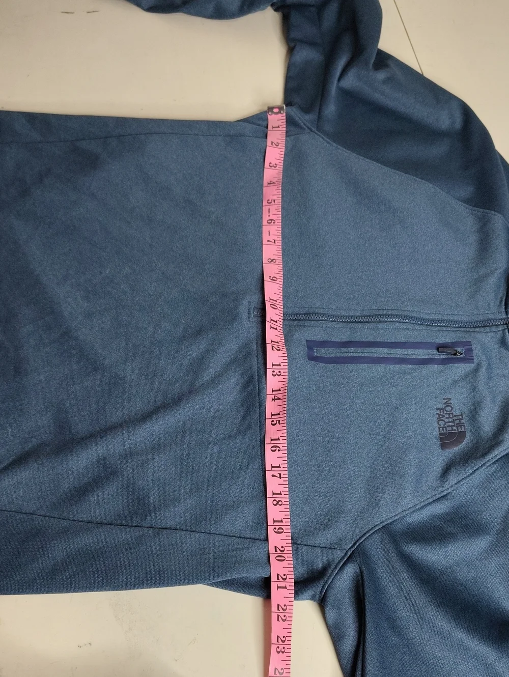 The North Face Canyonlands Half Zip Fleece Pullover Shady Blue Heather Size L
